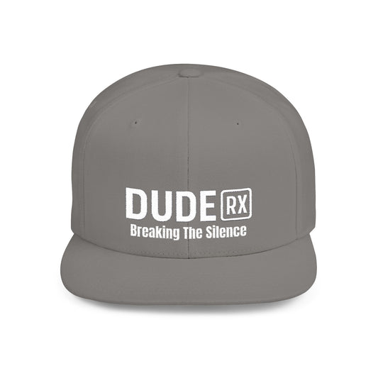 Dude RX Flat Bill Snapback Hat for Cool Style, Men’s Fashion Accessory, Unique Gift, Casual Wear, Trendy Cap
