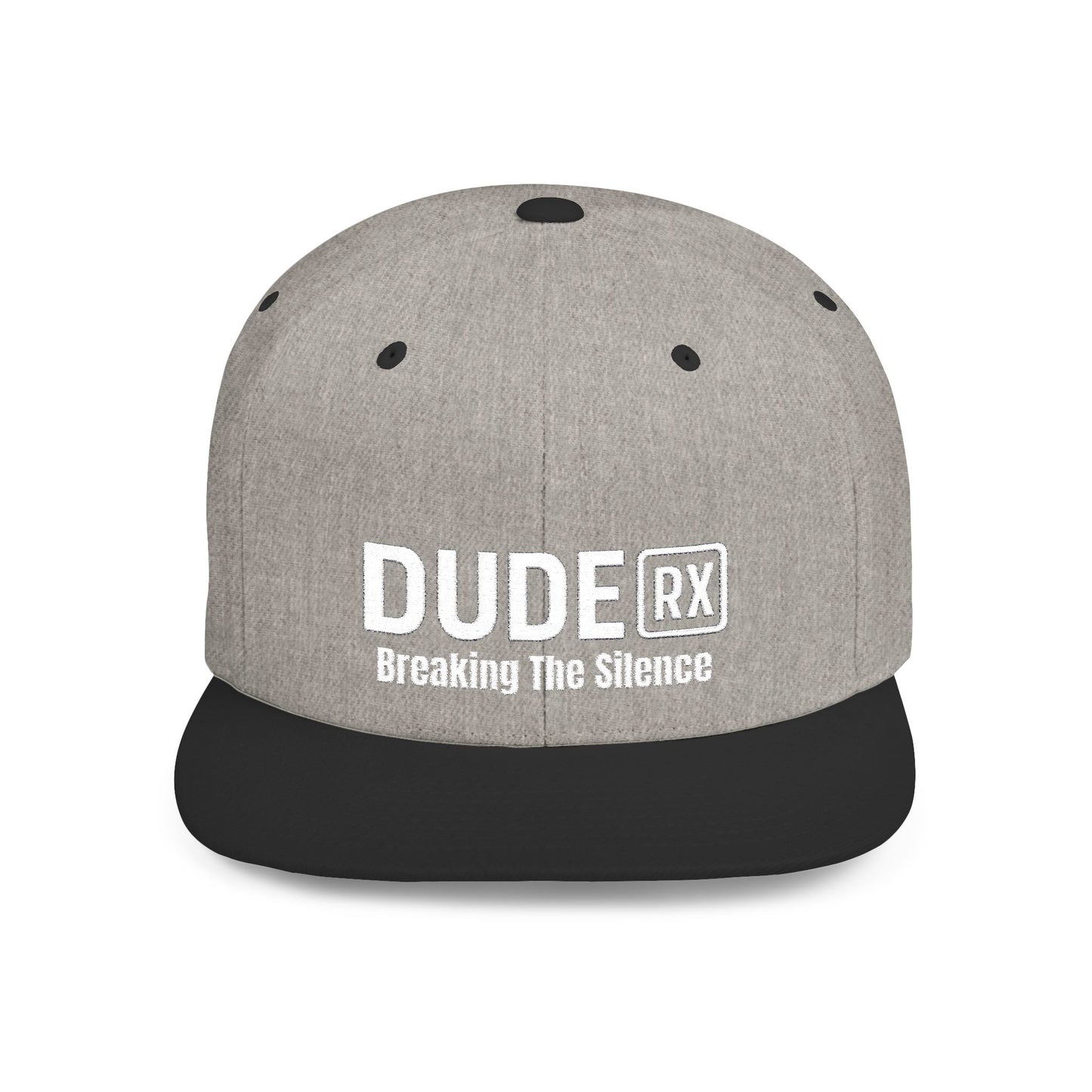 Dude RX Flat Bill Snapback Hat for Cool Style, Men’s Fashion Accessory, Unique Gift, Casual Wear, Trendy Cap