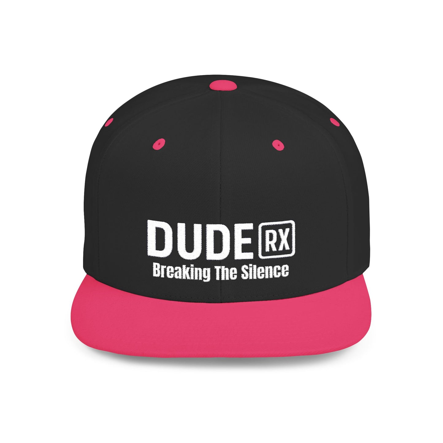 Dude RX Flat Bill Snapback Hat for Cool Style, Men’s Fashion Accessory, Unique Gift, Casual Wear, Trendy Cap